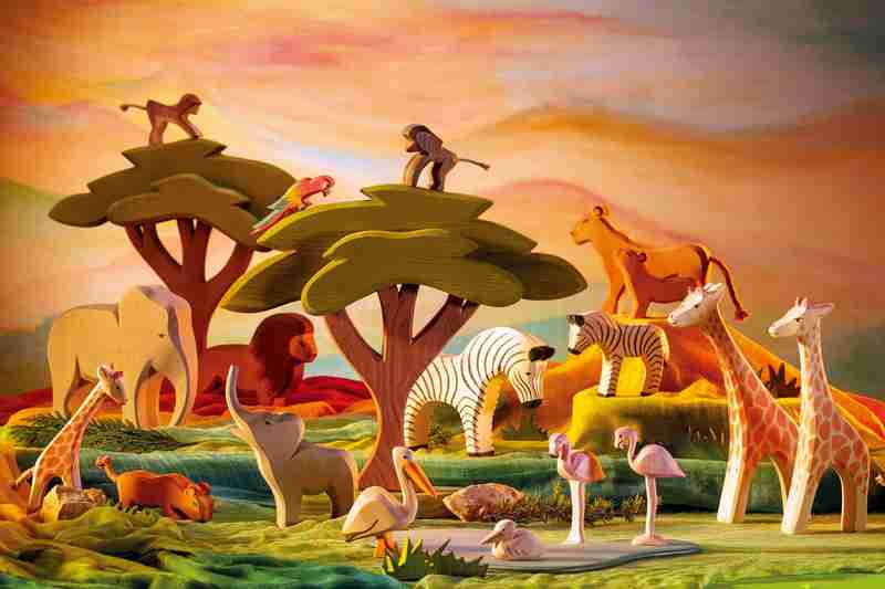 African Tree w. support