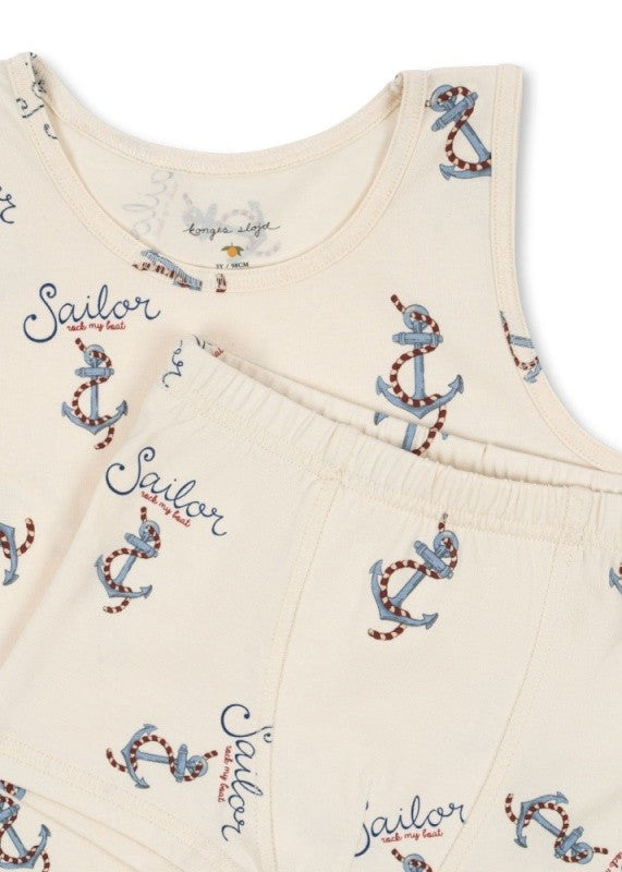 BASIC TANK UNDERWEAR SET GOTS