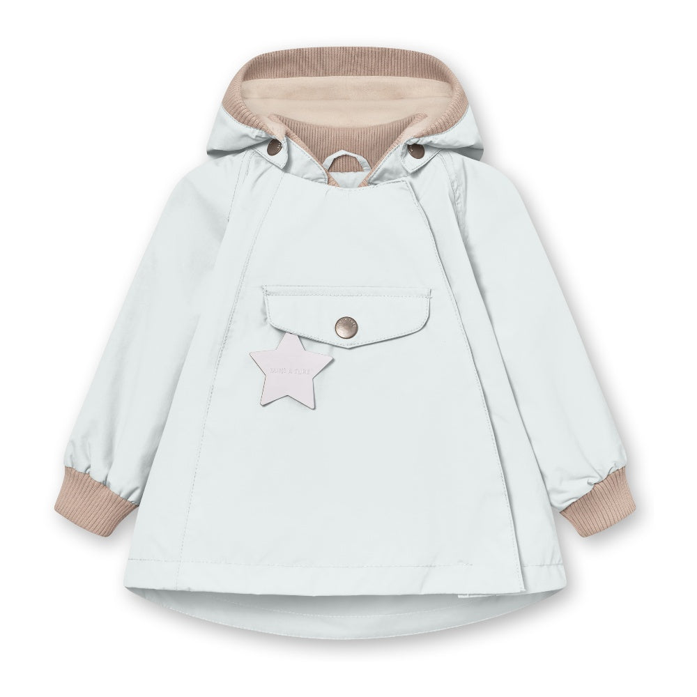 MATWAI fleece lined spring jacket. GRS-Blue metal