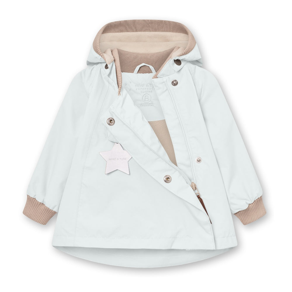 MATWAI fleece lined spring jacket. GRS-Blue metal