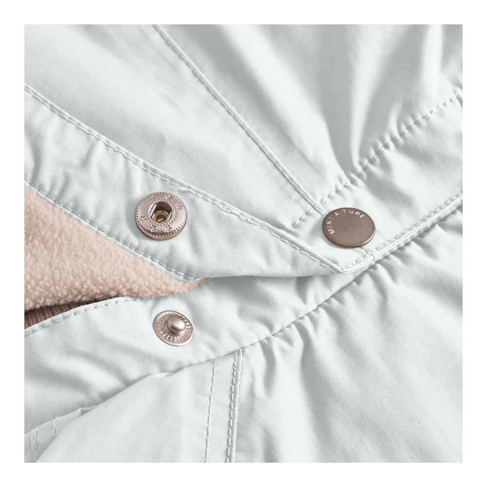MATWAI fleece lined spring jacket. GRS-Blue metal