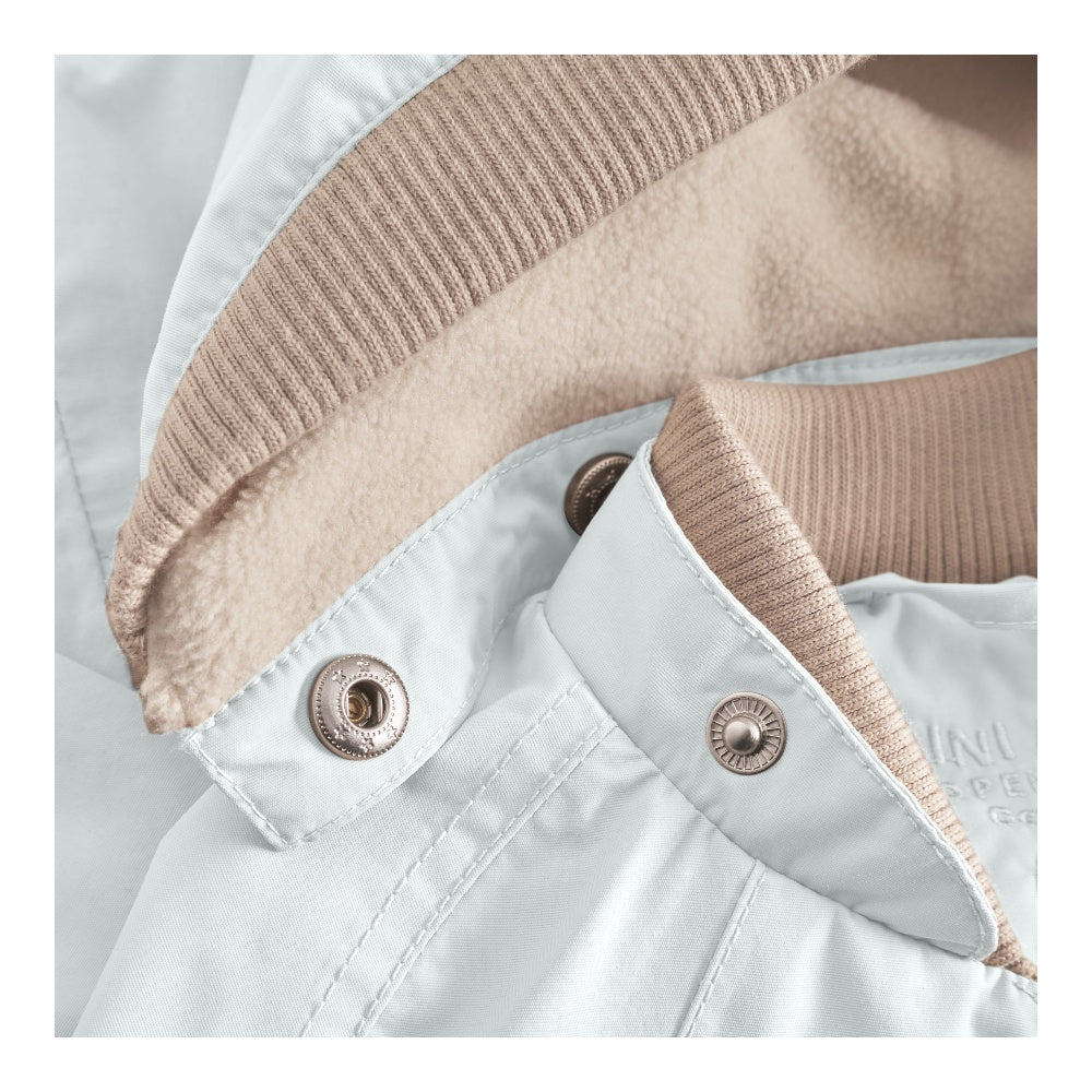 MATWAI fleece lined spring jacket. GRS-Blue metal