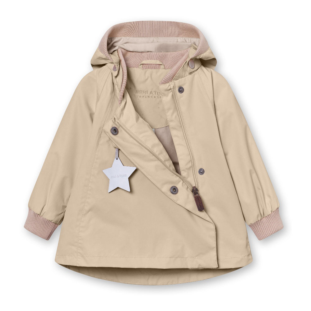 MATWAI spring jacket. GRS-Sesame