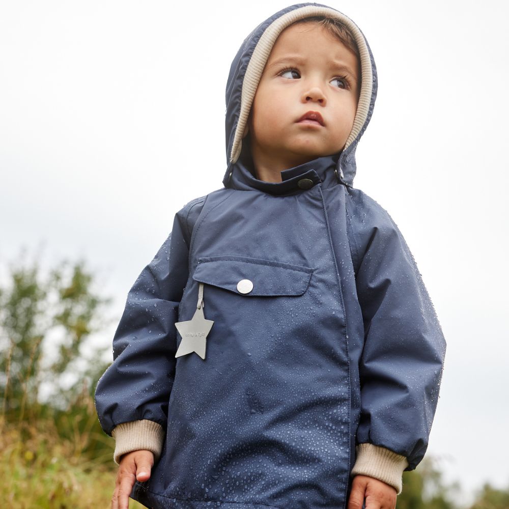 MATWAI spring jacket. GRS-Ombre blue