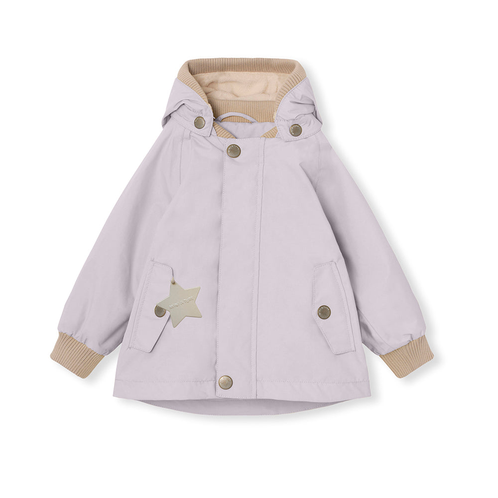 MATWALLY fleece lined spring jacket. GRS-Thistle