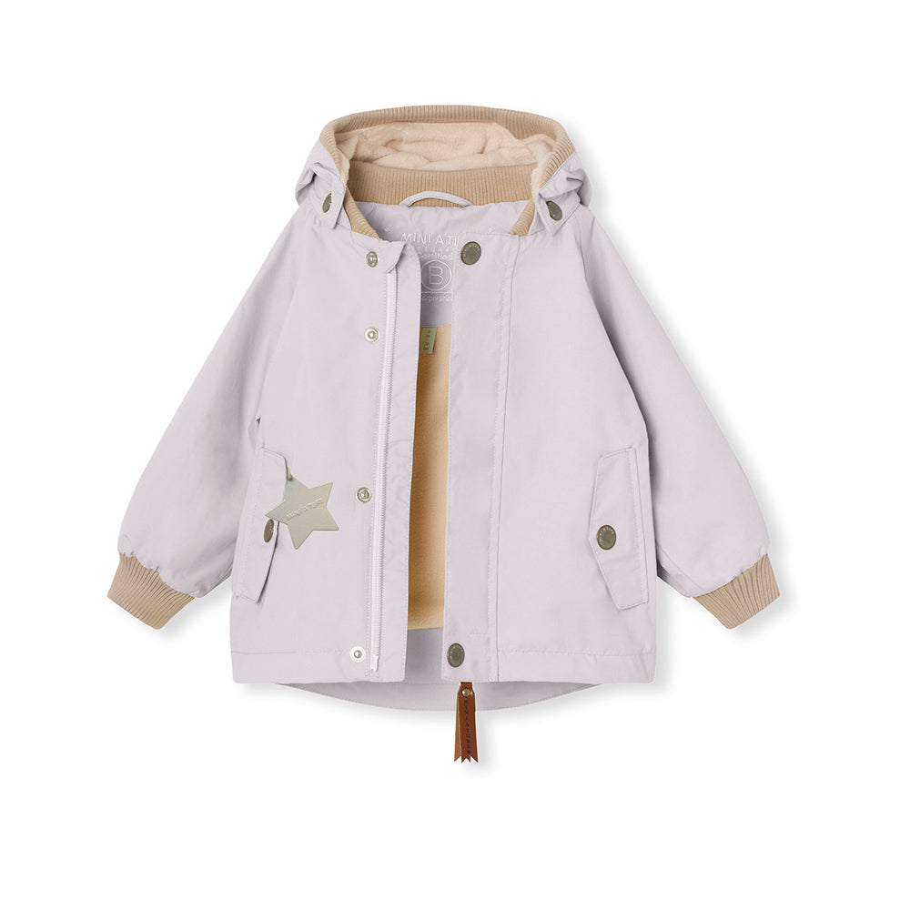 MATWALLY fleece lined spring jacket. GRS-Thistle