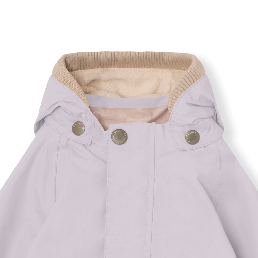 MATWALLY fleece lined spring jacket. GRS-Thistle