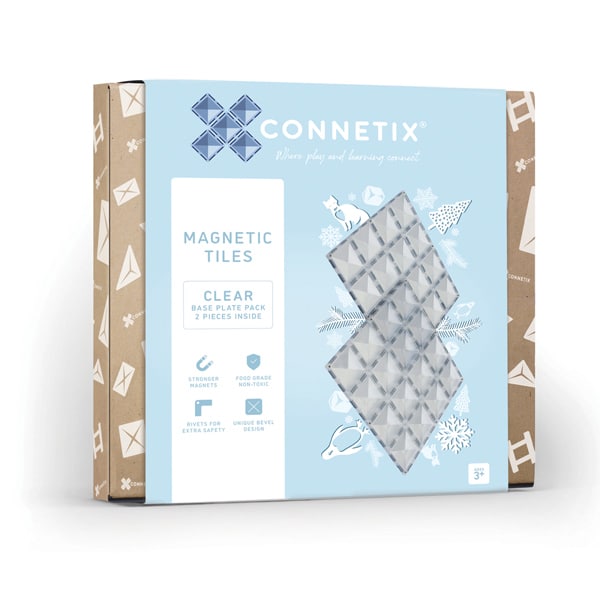 Pack de plaques de base transparentes, 2 pièces