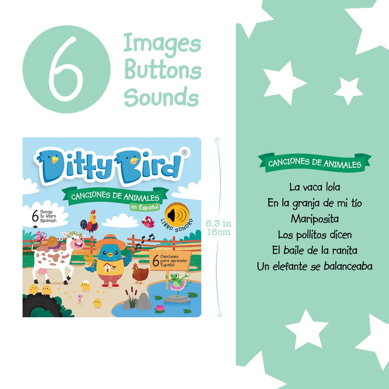 DITTY BIRD : CANCIONES DE ANIMALES EN ESPAÑOL