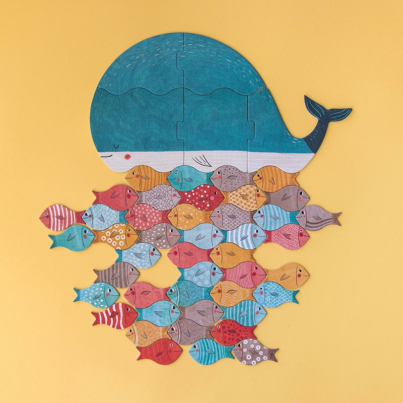 LA BALEINE ET LE POISSON