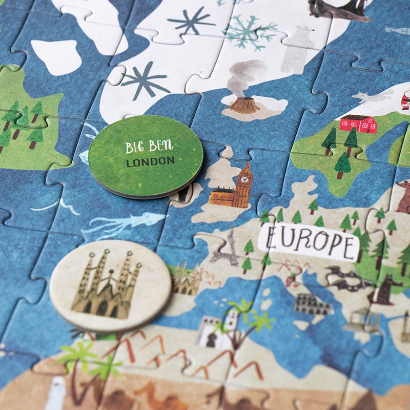 DÉCOUVREZ LE PUZZLE DU MONDE