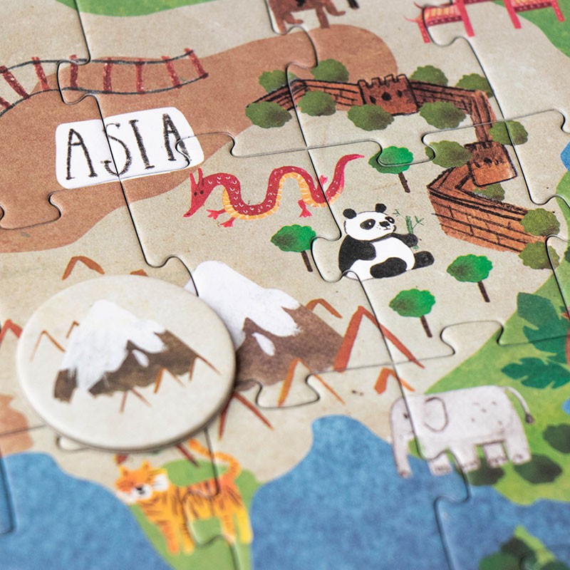 DÉCOUVREZ LE PUZZLE DU MONDE