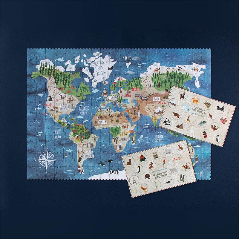 DÉCOUVREZ LE PUZZLE DU MONDE