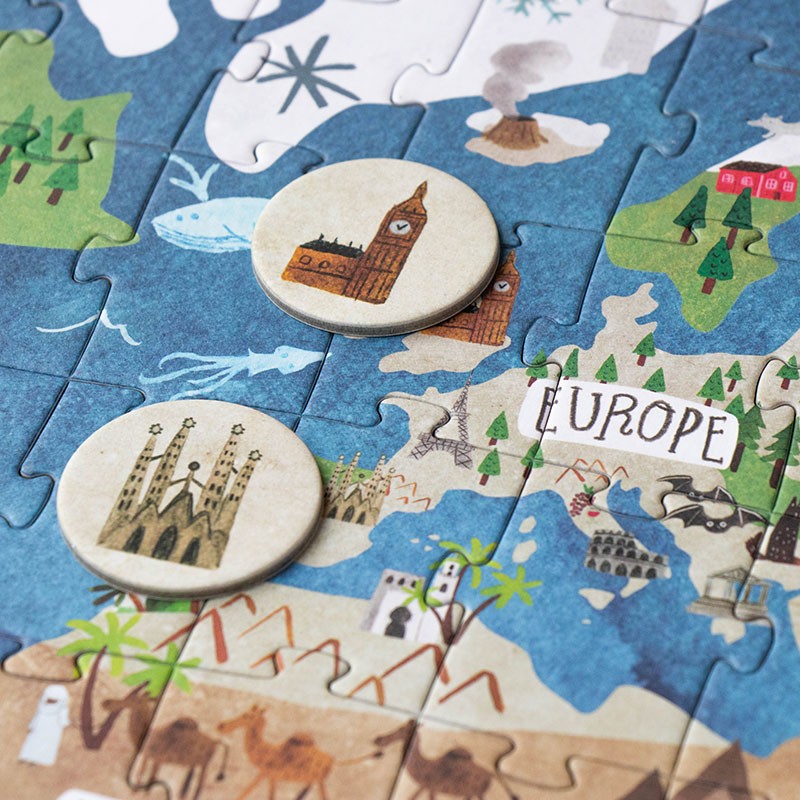 DÉCOUVREZ LE PUZZLE DU MONDE