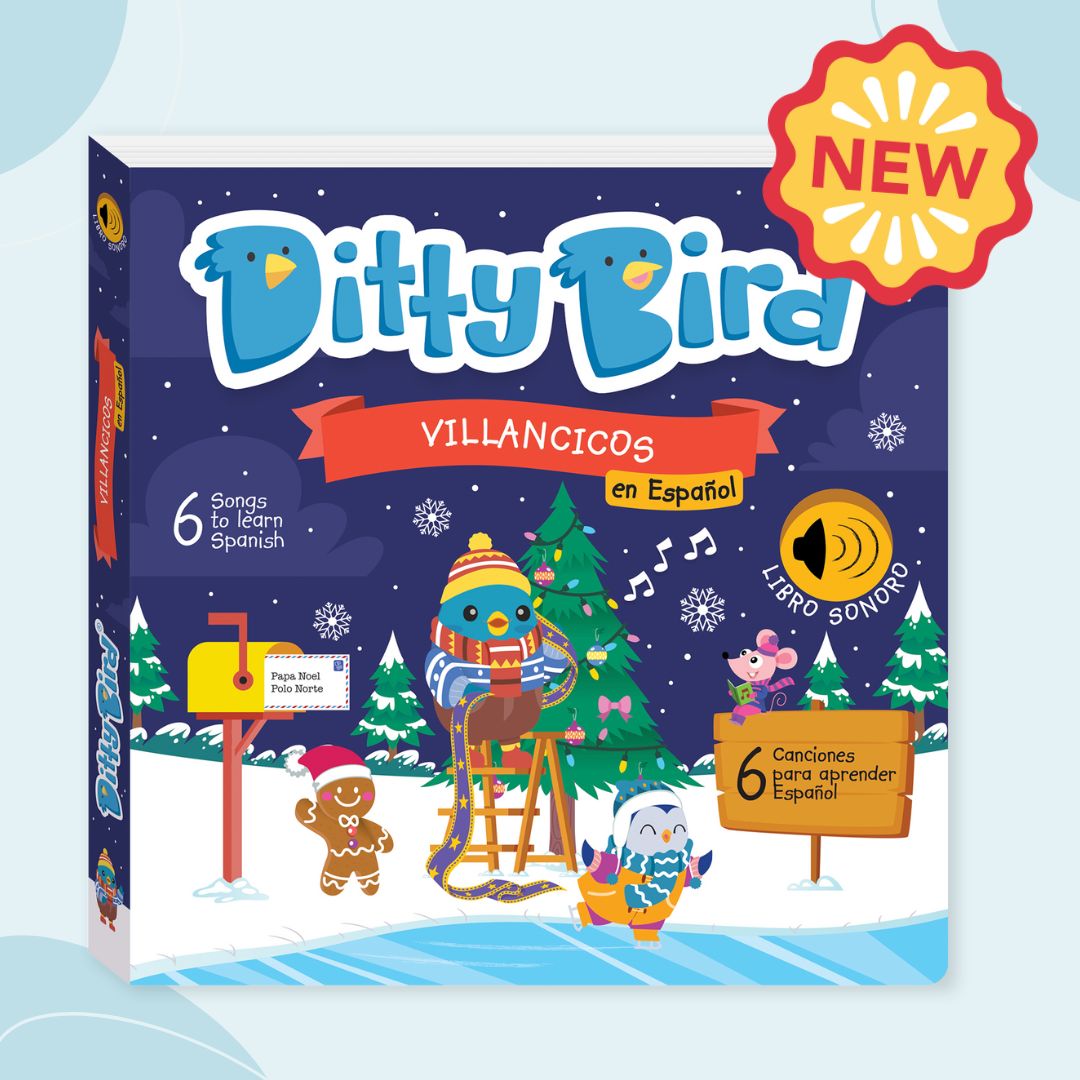 Livre sonore pour bébé Ditty Bird : Villancicos (espagnol-Noël)