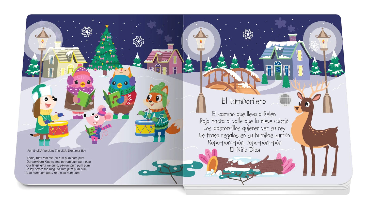 Livre sonore pour bébé Ditty Bird : Villancicos (espagnol-Noël)