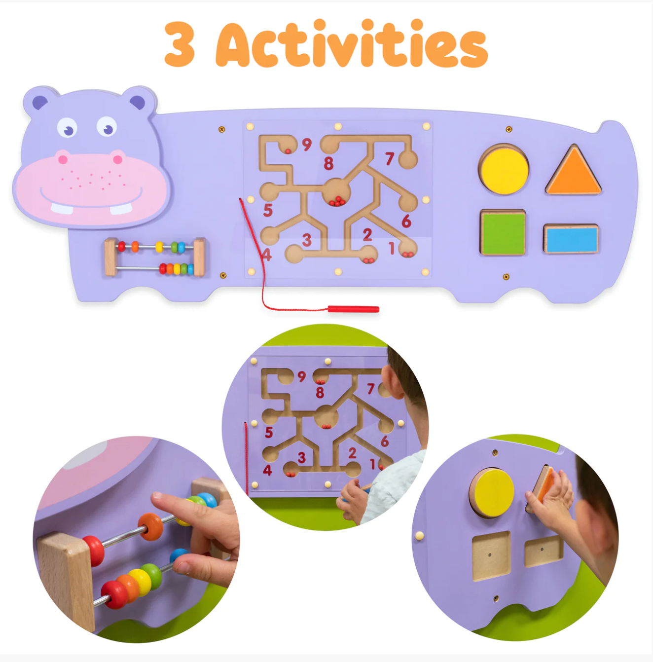Hippo Activity Wall Panel