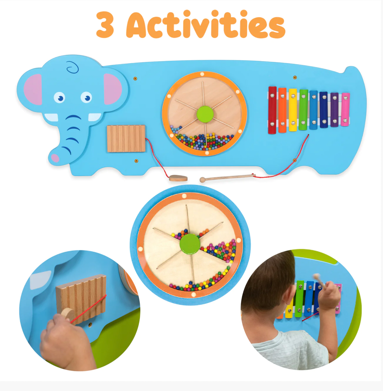 Elephant Activity Wall Panel
