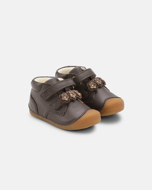 PETIT FLOWER DARK BROWN