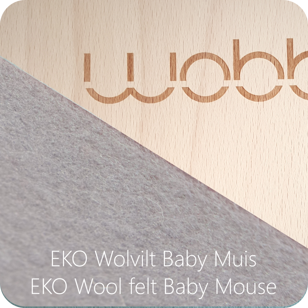 Wobbel Original with felt - Baby Mouse