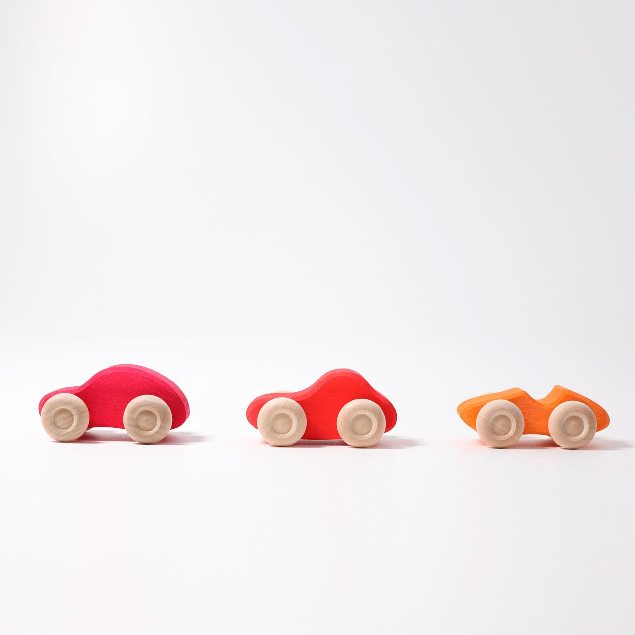 Colored Wooden Cars