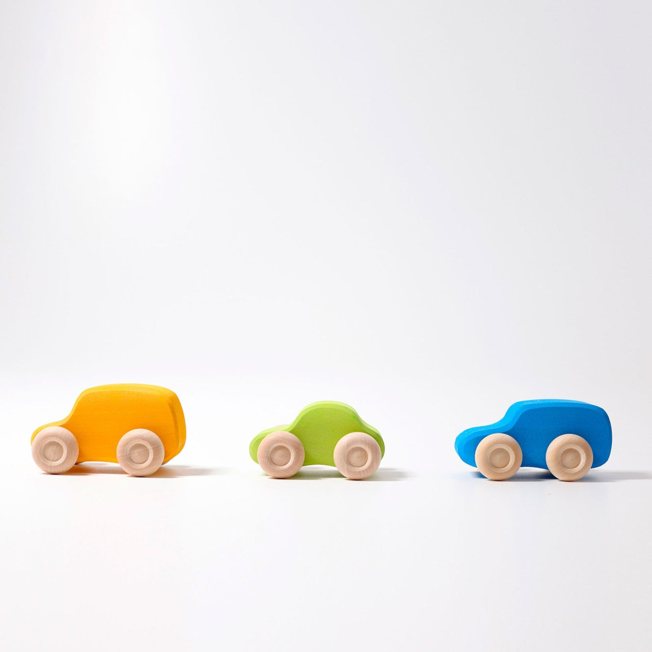 Colored Wooden Cars