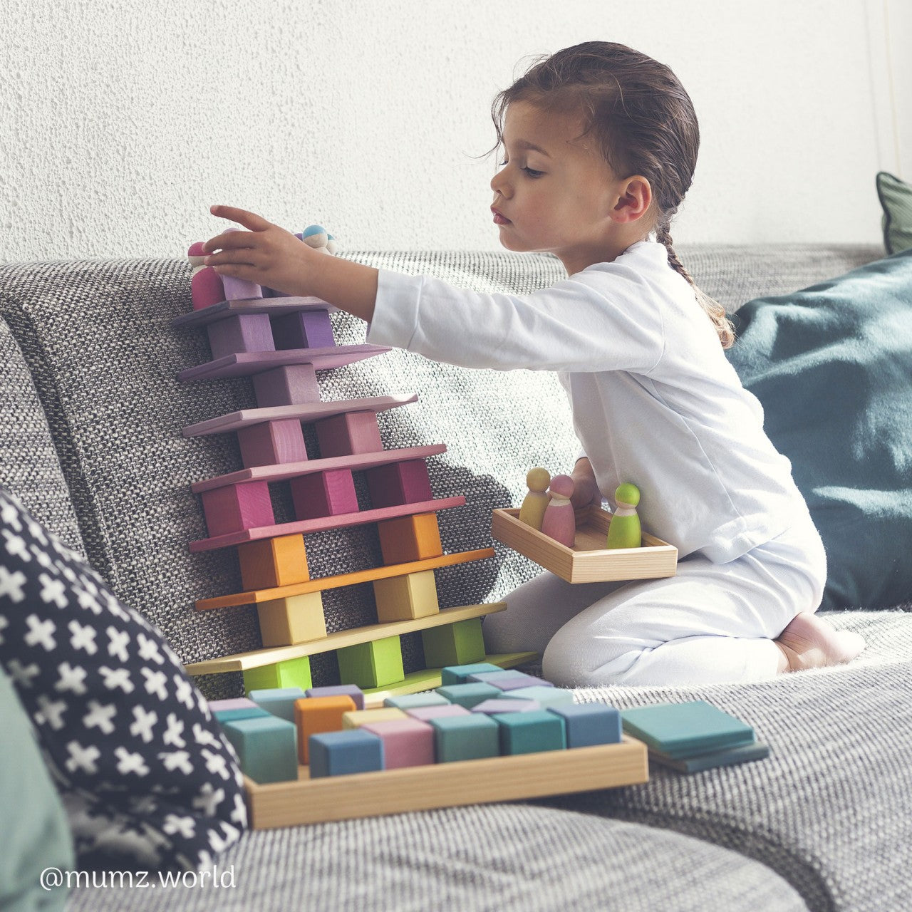 Pastel Building Boards