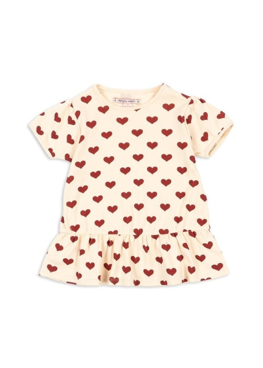 CLASSIC TEE GOTS AMOUR ROUGE