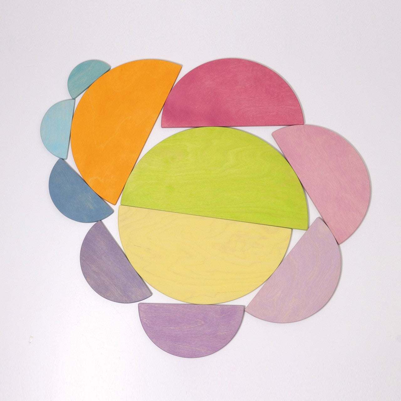 Pastel Semi Circles