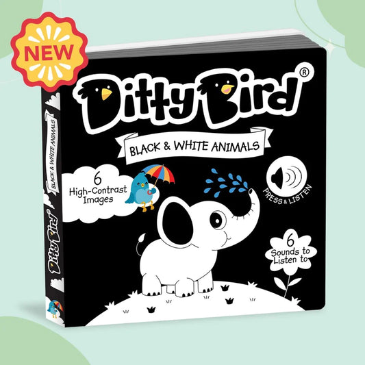 NEW! DITTY BIRD - BLACK & WHITE ANIMALS