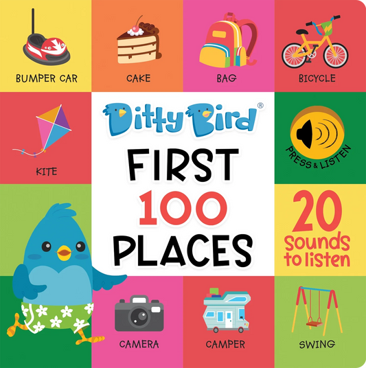 NEW! DITTY BIRD - 100 PLACES SOUND BOOK