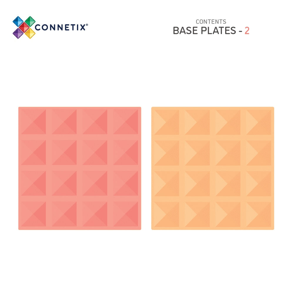 2 Piece Base Plate Lemon & Peach Pack EU