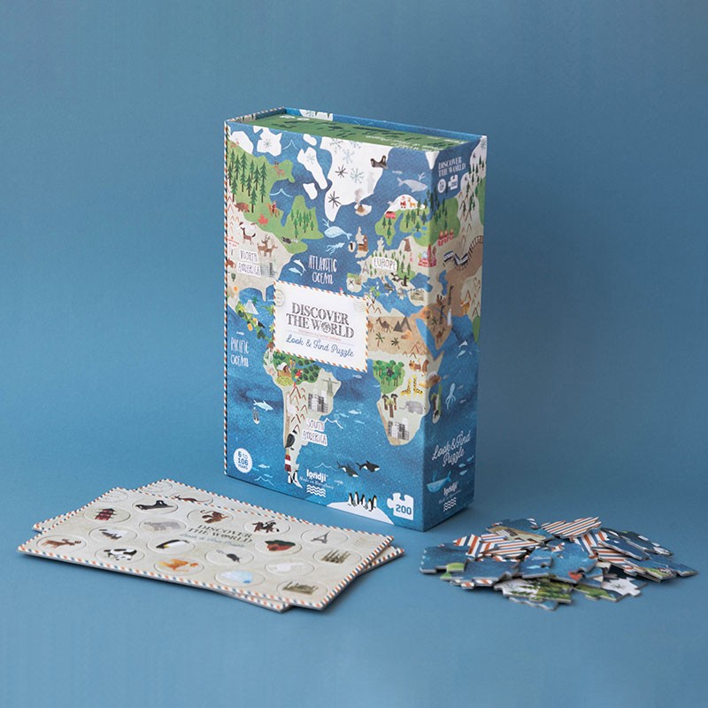 DISCOVER THE WORLD PUZZLE