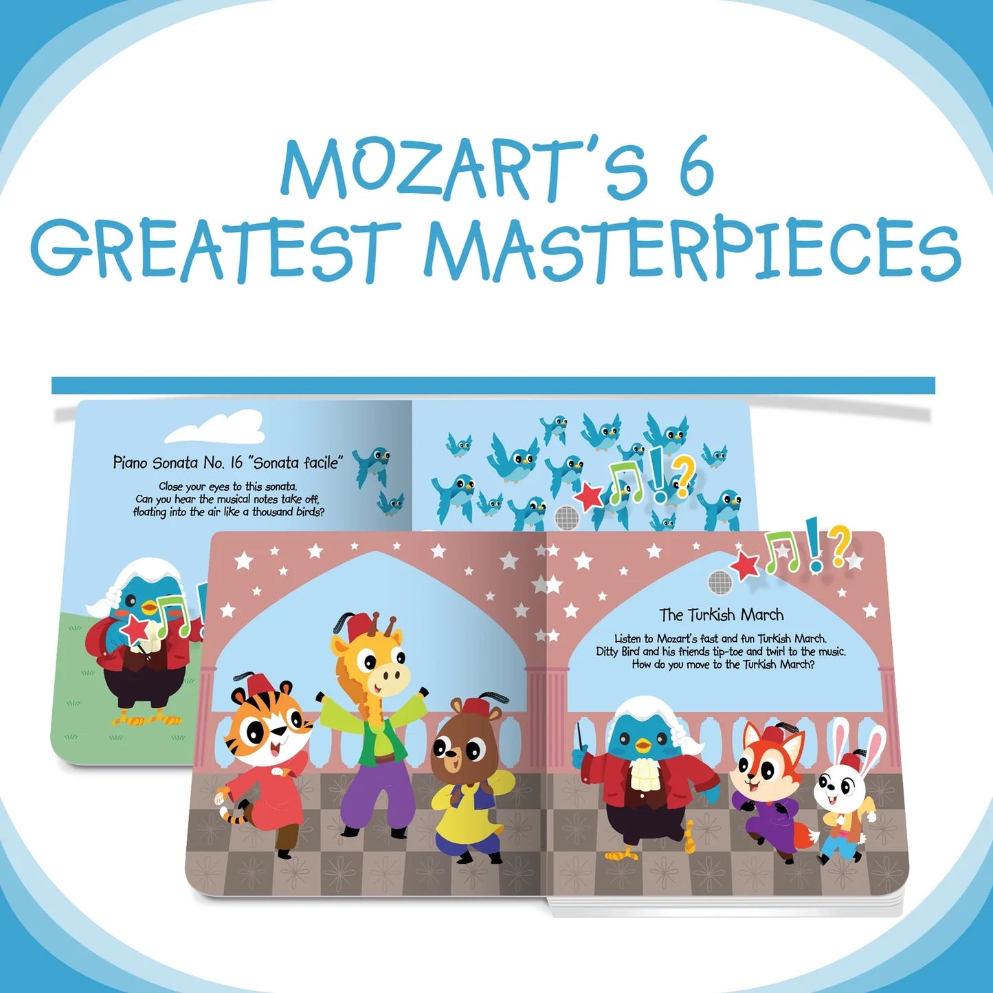 Ditty Bird Musical Book : Music of Mozart | Classical Music